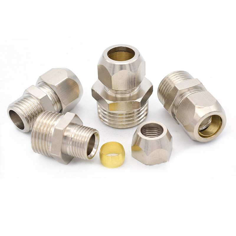 Compression Fitting Brass - 1/8