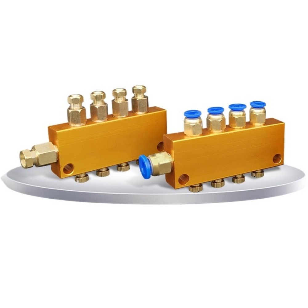 Compression Fitting Brass - 2-12 Ways Aluminium Brass Lube Oil