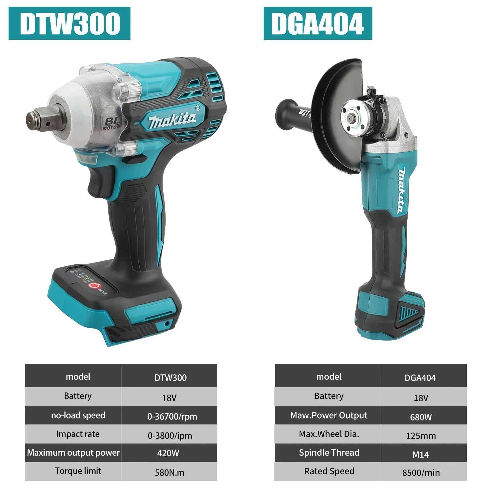 Makita DTW300 Or DGA404 Combo: - Makita Drill Dtw300 评论和价格