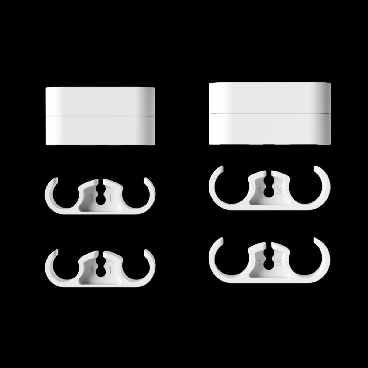 Cable comb clip of water-coole - Plastic Pipe Clip 评论和价格
