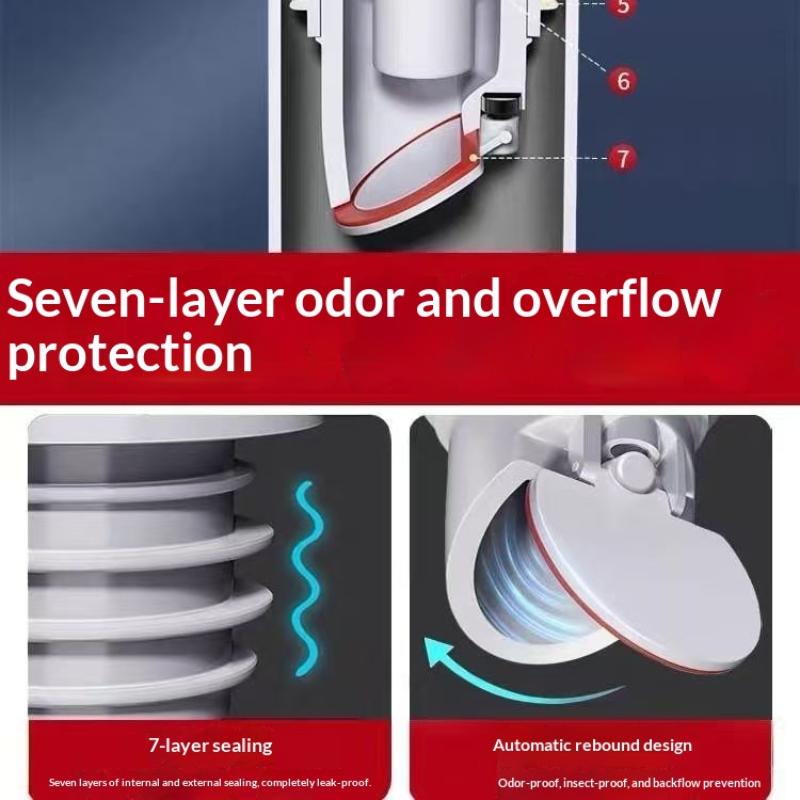 &Bathroom Sewer Seal Ring Anti - Drain Pipe Clip 评论和价格
