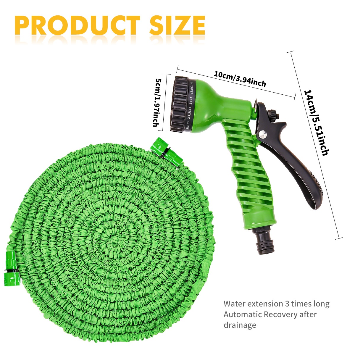 Green Expandable Garden Hose 1 - Flexible Hose Braided 评论和价格