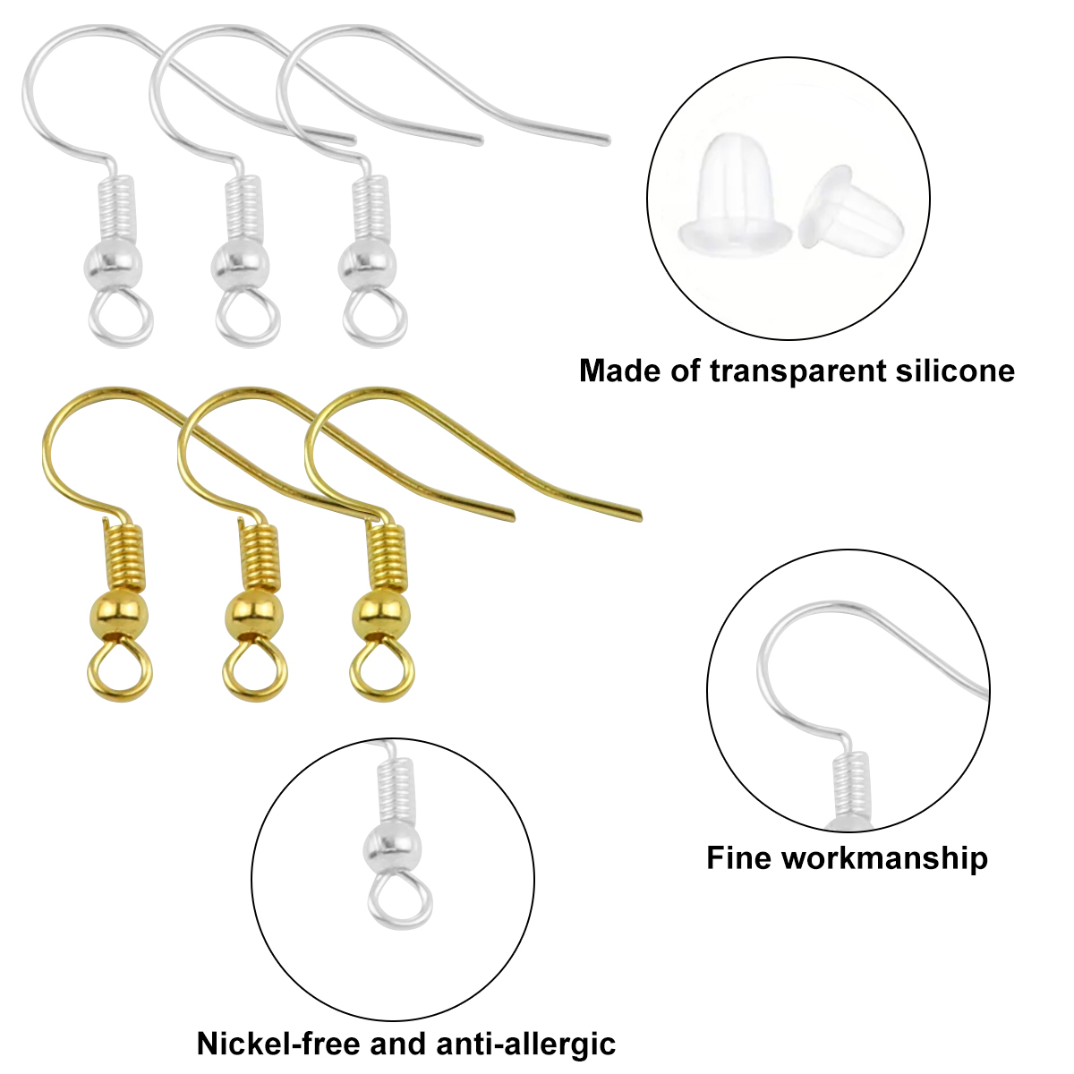 Box Diy Jewelry materials Acce - Plastic Pipe Clip 评论和价格