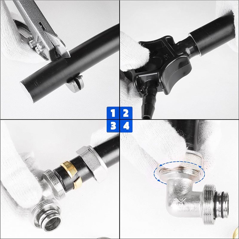 【FAMILY GATHERING】4PC 3/4Inch  - Compression Fitting Brass 评论和价格