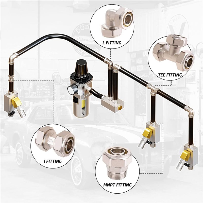 【FAMILY GATHERING】4PC 3/4Inch  - Compression Fitting Brass 评论和价格